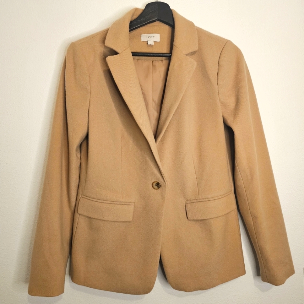 Loft Tan Blazer Size 4